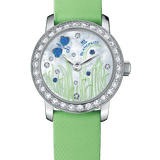 Blancpain Ladybird Ultraplate Green Satin Butterfly Ladies Watch - 0062 1954F 52A