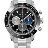 Zenith Chronomaster Sport Watch - Steel And Ceram - Black Dial - Steel Bracelet - 03.3100.3600/21.M3100