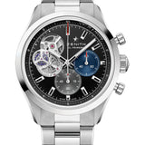 Zenith Chronomaster Open Watch - 39.5 mm Steel Case - Black Matte Dial - An Integrated Steel Bracelet - 03.3300.3604/21.M3300
