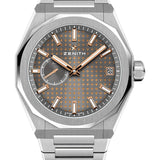 Zenith Defy Skyline Watch - 41 mm Steel Case - Slate-Grey Dial - Stainless Steel Bracelet - 03.9300.3620/02.I001
