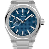 Zenith Defy Skyline Watch - 41 mm Steel Case - Blue Dial - Stainless Steel Bracelet - 03.9300.3620/51.I001