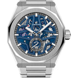 Zenith Defy Skyline Skeleton Watch - 41 mm Steel Case - Openworked Dial - Stainless Steel Bracelet - 03.9300.3620/79.I001