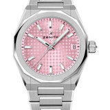 Zenith Defy Skyline 36 Watch - 36 mm Steel Case - Pink Dial - Interchangeable Steel Bracelet - 03.9400.670/18.I001