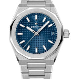 Zenith Defy Skyline 36 Watch - 36 mm Steel Case - Blue Dial - Interchangeable Steel Bracelet - 03.9400.670/51.I001