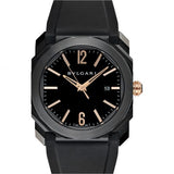 Bvlgari Octo L'Originale Automatic Black Dial Stainless Steel Men's Watch