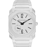 Bvlgari Octo Finissimo Automatic Silver Dial Platinum Microrotor Men's Watch