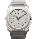 Bvlgari Octo Finissimo Chronograph Automatic Grey Dial Titanium Men's Watch