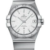 Omega Constellation Co-Axial Watch - 38 mm Steel Case - White -Silvery Dial - 123.10.38.21.02.004