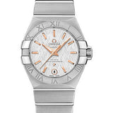 Omega Constellation Co-Axial Master Chronometer Watch - 27 mm Steel Case - White -Silvery Dial - 127.10.27.20.02.001