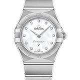 Omega Constellation Manhattan Quartz Watch - 25 mm Steel Case - Mother-Of-Pearl Diamond Dial - 131.10.25.60.55.001