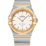 Omega Constellation Manhattan Quartz Watch - 25 mm Steel And Yellow Gold Case - Crystal White Silvery Dial - 131.20.25.60.02.002