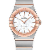 Omega Constellation Manhattan Quartz Watch - 25 mm Steel And Sedna Gold Case - Mother-Of-Pearl Dial - 131.20.25.60.05.001
