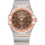 Omega Constellation Manhattan Quartz Watch - 25 mm Steel And Sedna Gold Case - Brown Dial - 131.20.25.60.13.001