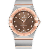 Omega Constellation Manhattan Quartz Watch - 25 mm Steel And Sedna Gold Case - Brown Dial - 131.20.25.60.63.001
