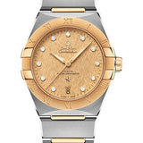 Omega Constellation OMEGA Co-Axial Master Chronometer - 36 mm Steel And Yellow Gold Case - Champagne Diamond Dial - 131.20.36.20.58.001