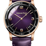 Audemars Piguet Code 11.59 by Audemars Piguet - Chronograph - 41mm Pink Case - Purple Dial - Purple Alligator Strap - 15210OR.OO.A616CR.01