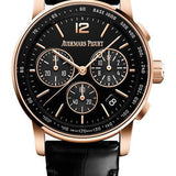 Audemars Piguet Code 11.59 by Audemars Piguet - Selfwinding Chronograph - 41mm Pink Gold Case - Black Dial - Black Alligator Strap - 26393OR.OO.A002CR.01