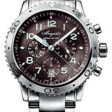 Breguet Type XXI Transatlantique Fly-Back Chronograph in Steel Watch - 3810ST/92/SZ9