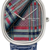 Patek Philippe Golden Ellipse White Gold / Blue Tartan - 5738/50G-045 - 2026