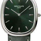 Patek Philippe Golden Ellipse 5738 White Gold / Olive Dial - 3738/100G-014 - 2026