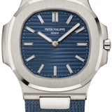 Patek Philippe Nautilus 50th Anniversary 5810 White Gold / Blue - Baguette - 5810G-001 - 2026
