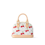 Louis Vuitton Alma BB MM LVxTM white/cherry