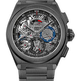 Zenith Defy El Primero 21 Watch - Black Ceramic - Openworked Dial - Ceramic Bracelet - 49.9000.9004/78.M9000