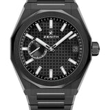 Zenith Defy Skyline Watch - 41 mm Ceramic Case - Black Dial - Black Ceramic Bracelet - 49.9300.3620/21.I001