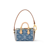 N/A LV X TM Micro Speedy Denim Cerise Bag Charm M02535
