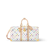 N/A Louis Vuitton - LV x TM Keepall 45 white w/ multi-colored logo