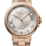 Breguet Marine 5517 - Rose Gold Case - Silver Dial - Bracelet - 5517BR/12/RZ0