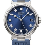Breguet Marine 5517 - Titanium Case - Blue Dial - Blue Rubber Strap - 5517TI/Y1/5ZU