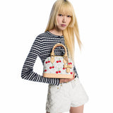 Louis Vuitton Alma BB MM LVxTM white/cherry