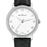 Blancpain Villeret Ultraplate 29mm Steel Black Alligator Ladies Watch - 6104 1127 55A