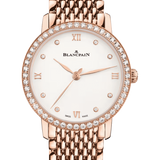 Blancpain Villeret Ultraplate Diamond Mille Mailles Red Gold Ladies Watch - 6104 2987 MMB