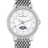 Blancpain Villeret Quantieme Phases de Lune Steel Mille Mailles Ladies Watch - 6106 1127 MMB