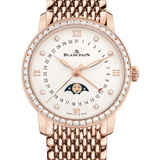 Blancpain Villeret Quantieme Phase de Lune Red Gold Diamond Ladies Watch - 6126 2987 MMB