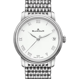 Blancpain Villeret Women Date Steel Mille Mailles Ultra-Slim Ladies Watch - 6127 1127 MMB
