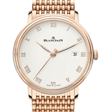 Blancpain Villeret Ultraplate Date Red Gold Ultra-Slim Men's Watch - 6224 3642 MMB