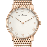 Blancpain Villeret Ultraplate Red Gold Mille Mailles Ultra-Slim Men's Watch - 6605 3642 MMB