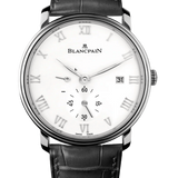 Blancpain Villeret Ultraplate Power Reserve Black Alligator Ultra-Slim Men's Watch - 6606 1127 55B