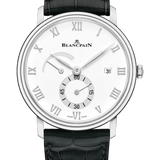 Blancpain Villeret Ultraplate Power Reserve Ultra-Slim Black Alligator Men's Watch - 6606A 1127 55B