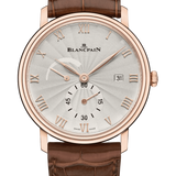 Blancpain Villeret Ultraplate Power Reserve Ultra-Slim Red Gold Alligator Men's Watch - 6606A 3642 55A
