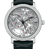 Blancpain Villeret Squelette 8 Jours White Gold Alligator Men's Watch - 6633 1500 55B