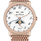 Blancpain Villeret Quantieme Complet 8 Jours Red Gold Men's Watch - 6639A 3631 MMB