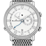 Blancpain Villeret Reveil GMT Steel Mille Mailles Men's Watch - 6640 1127 MMB