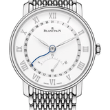 Blancpain Villeret Ultraplate Date Retrograde Seconds Steel Men's Watch - 6653Q 1127 MMB