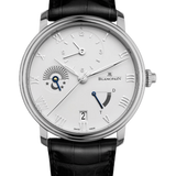 Blancpain Villeret Demi-Fuseau Horaire Steel Black Alligator Men's Watch - 6660 1127 55B