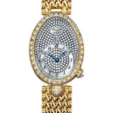 Breguet Reine de Naples 8928 - Yellow Gold Case - Diamond Paved Dial - Yellow Gold Chain Bracelet - 8928BA/8D/J20/DD00