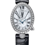 Breguet Reine de Naples 8928 - White Gold Case - Mother-Of-Pearl Dial - Black Leather Strap - 8928BB/51/944/DD0D3L